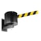 Queue Solutions WallPro 750, Black, 75' Yellow/Black CAUTION-DO NOT ENTER Belt WP750B-YBC750 - alternate 1